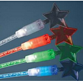 Blank Light Up Drink Stirrer w/ Star Topper